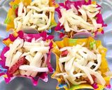 レンジだけ♬チーズとフルグラの簡単おやつ作り方3写真