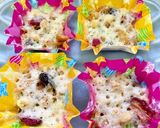 レンジだけ♬チーズとフルグラの簡単おやつ作り方4写真