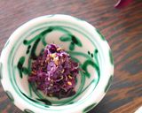 季節のお楽しみ♫菊のごま酢あえ作り方6写真