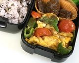 【お弁当のおかず】ピーマンの油揚げ炒め作り方9写真