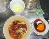 まぐろとイカ刺身の黄身醤油漬け丼✿作り方4写真