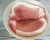 ヘルシー！千切りキャベツを敷いたカツ丼！作り方1写真