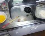 ヘルシー！千切りキャベツを敷いたカツ丼！作り方3写真