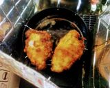 ヘルシー！千切りキャベツを敷いたカツ丼！作り方5写真