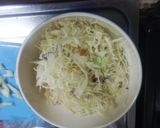 ヘルシー！千切りキャベツを敷いたカツ丼！作り方8写真