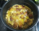 ヘルシー！千切りキャベツを敷いたカツ丼！作り方10写真
