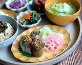 食べやすい！納豆と醤油麹の生春巻き作り方9写真