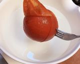 ズボラ！簡単！トマトの皮剥き　湯沸不要作り方5写真