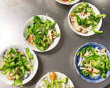 全てレンジ塩鯖のオイマヨ野菜ドーム蒸し作り方8写真