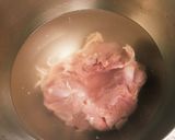 鶏モモ肉一枚、香味グローブ揚げ作り方1写真