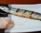 サンマ焼きに梅もみじ。作り方3写真