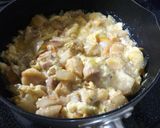 親子丼 焼き麩入り作り方9写真
