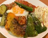 【定番】野菜たっぷり☆欲張りロコモコ！作り方4写真