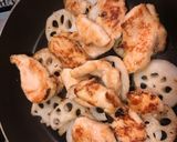 鶏肉と蓮根の塩麹焼き作り方3写真
