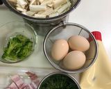 きのこのキッシュオムレツ作り方1写真