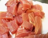 マカジキと野菜のトマト煮込み作り方1写真