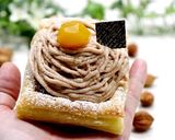 モンブラン生チョコパイ作り方1写真