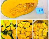 かぼちゃパン・南瓜餡がうまーい♡作り方1写真