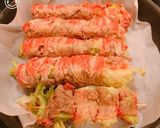レタスの牛バラ巻きのオイスター1本焼き!作り方8写真
