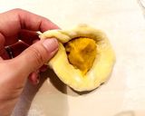 かぼちゃパン・南瓜餡がうまーい♡作り方8写真