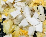 キャベツ＆キノコのチキンチャーハン作り方3写真
