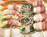 大葉豚ばら巻き串焼き作り方5写真