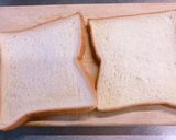 朝食に♪唐揚げでサンドイッチ作り方1写真