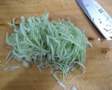 ボリューム満点！お好み焼き風ホットサンド作り方1写真