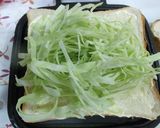 ボリューム満点！お好み焼き風ホットサンド作り方3写真