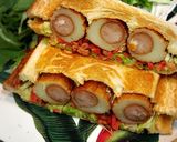 ボリューム満点！お好み焼き風ホットサンド作り方8写真
