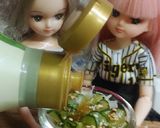 リカちゃん♡青星寮キャベツ胡瓜ごま酢和え作り方8写真