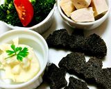 低糖質☆黒い！イカ墨パン♪作り方5写真