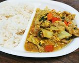 具沢山ポークチーズカレー作り方7写真