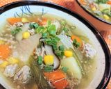 みそ味に負けない美味しさ【豚ひき塩豚汁】作り方10写真