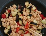 ナスとトマトの木の実カレー作り方3写真