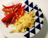 エビとイカのガパオ炒め作り方1写真