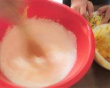 中学生と♡生クリーム入りかぼちゃケーキ作り方4写真
