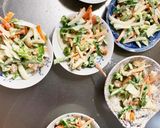 全てレンジ塩鯖のオイマヨ野菜ドーム蒸し作り方10写真