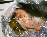 アラビアータ風グラタンと鮭のホイル焼き作り方12写真