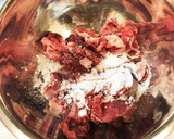簡単牛肉とピーマンのオイスターソース炒め作り方1写真
