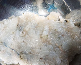 エビと鶏挽きしんじょうの素麺揚げ作り方5写真