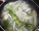 絶品!鶏肉スープの韓国トック(お雑煮)作り方2写真
