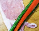 豚肉の二色巻き作り方6写真