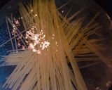 エリンギとコーンのにんにく風味のパスタ作り方3写真