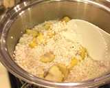 蒸し器で簡単栗おこわ　お塩だけの味付けで作り方6写真