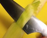 超簡単マコモダケの食べるラー油炒め作り方3写真