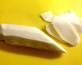 超簡単マコモダケの食べるラー油炒め作り方4写真