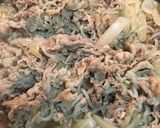 フライパンdeつゆだく牛丼☆しらたき入り作り方4写真
