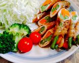 豚肉の二色巻き作り方12写真