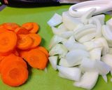 サツマイモとレンコンの甘酢煮。作り方1写真